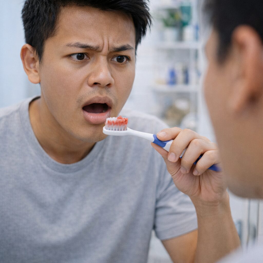 Gusi berdarah saat sikat gigi tanda radang gusi