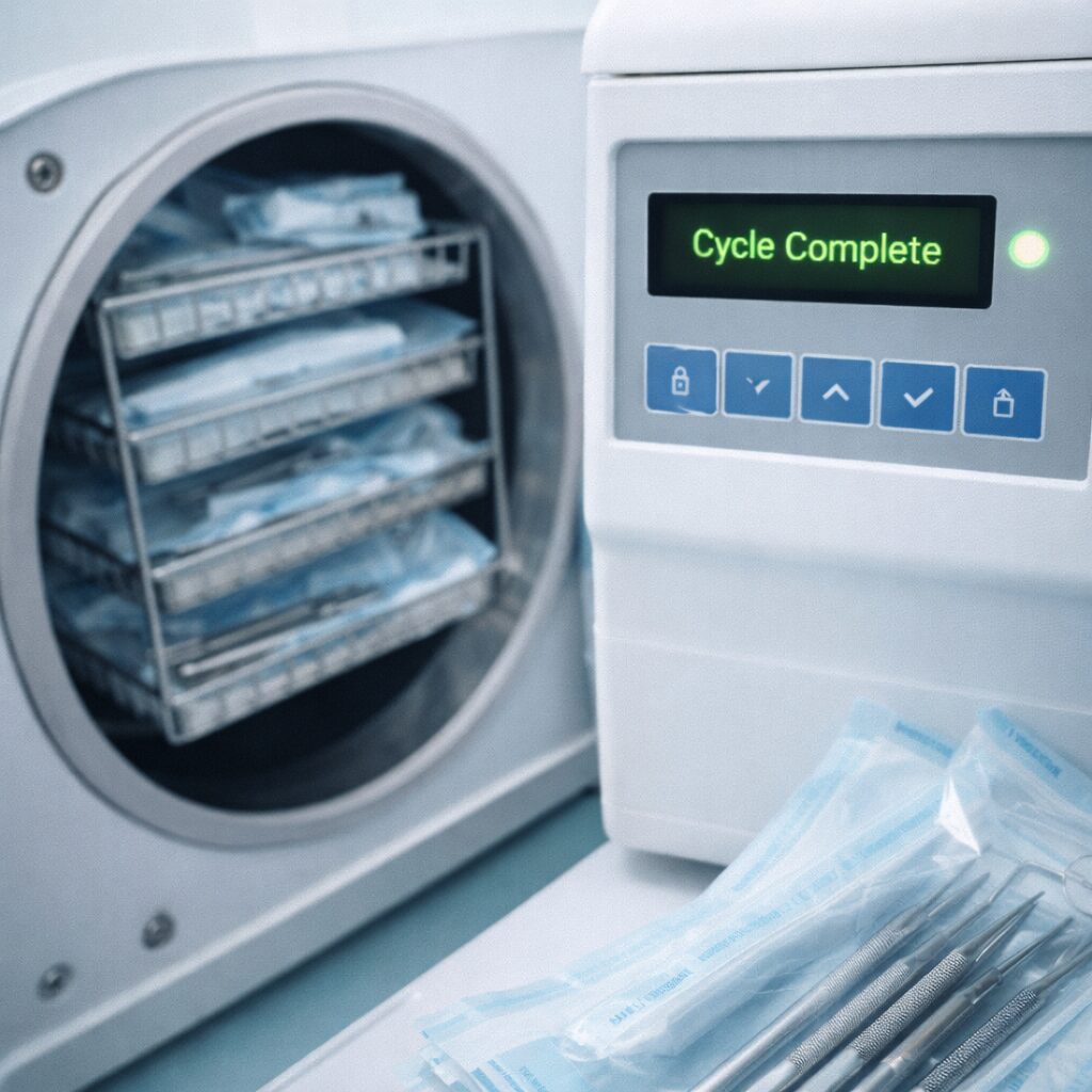 Mesin sterilisasi autoclave standar rumah sakit