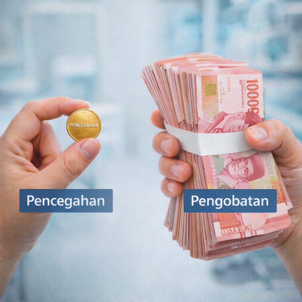 Perbandingan biaya periksa gigi rutin vs biaya pengobatan sakit gigi