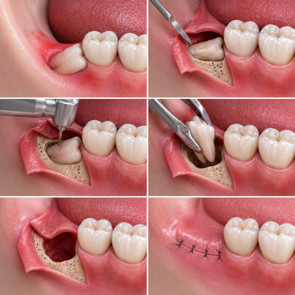 Wanita Indonesia tersenyum lega setelah berkonsultasi mengenai apakah operasi gigi bungsu sakit di Syaify Dental Jogja