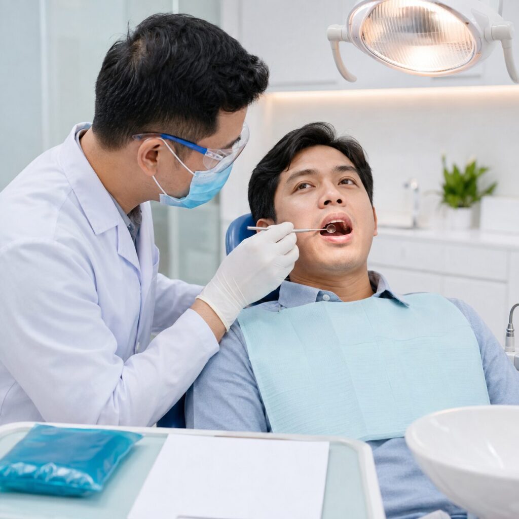 Proses persiapan dan sterilisasi alat di klinik gigi